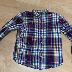 Sharp looking Mens Long Sleeve Plaid Shirt